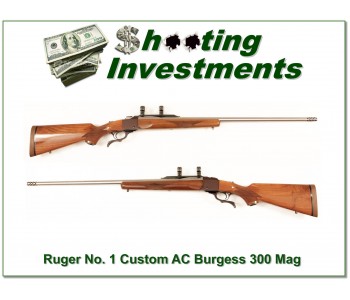  Ruger No.1 AC Burgess Custom 300 Burgess!